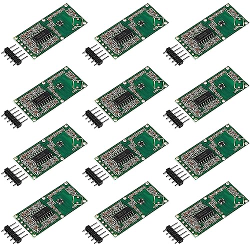 Coliao 12pcs RCWL-0516 Microwave Radar Motion Detection Human Body Sensor Module Induction Switch for ESP8266 Nodemcu Wemos, Raspberry PI