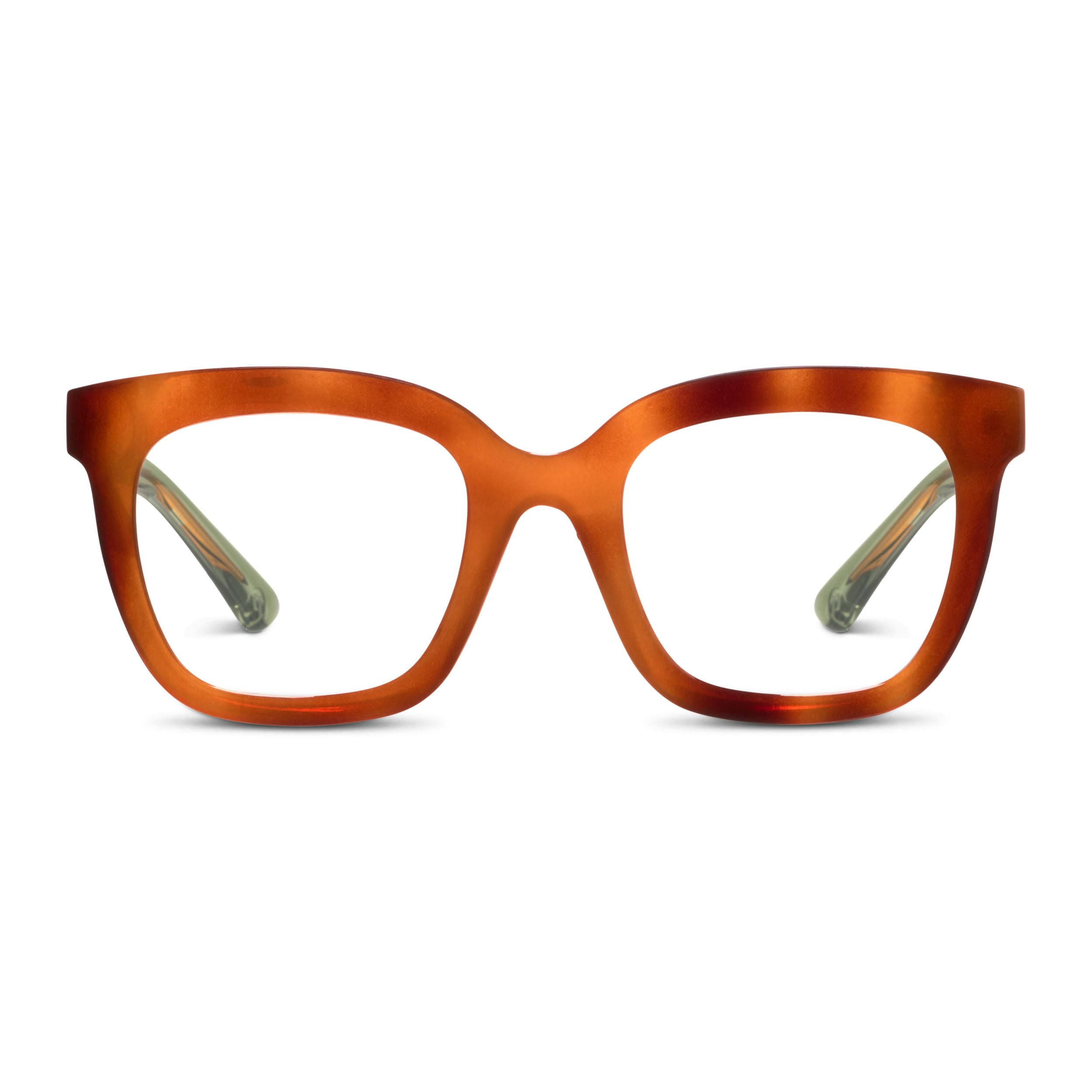 Peepers by PeeperSpecs Oprahs Favorite Things Womens Fanfare Square Blue Light Blocking Reading Glasses