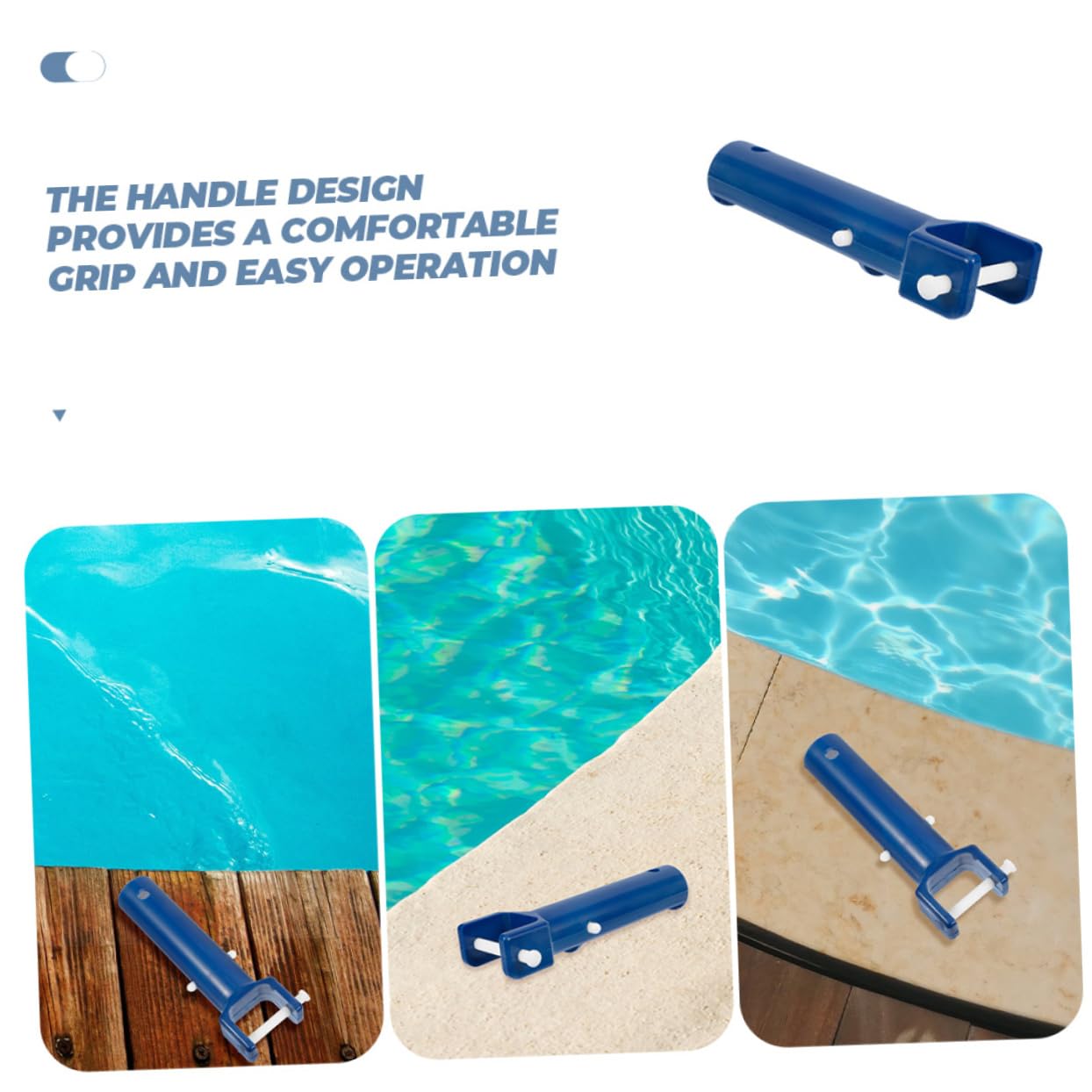 Kisangel 4 Juegos De Mangos De Limpieza para Piscinas para Aspiradoras De Piscinas 2 Unidades X 4