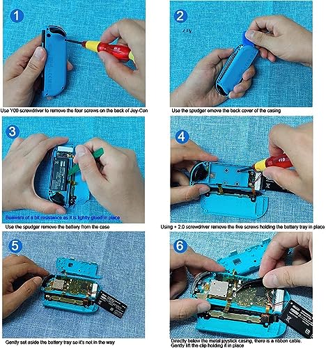 Image of New World Replacement Joystick Analog Thumb Stick Repair Kit for Nin-tendo Switch /Switch OLED Model /Switch Lite Joy-Con Controller