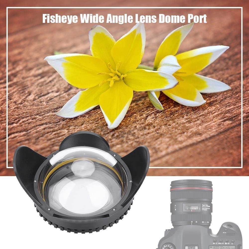 Seafrogs Dome Port Lens, 67mm Fisheye Wide Angle Lens Shade for Underwater Camera Housing Case, 60m Waterproof Dome Port for Diving and Snorkeling Photography