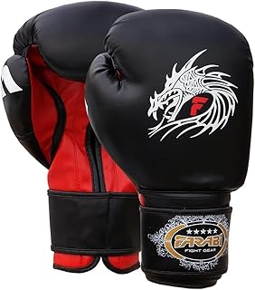 Farabi Sports Boxing Gloves Men & Women Muay Thai Gloves 8-oz 10-oz 12-oz 14-oz 16-oz Kickboxing Gloves for Boxing, Punching Bag, MMA, Muay Thai and Training