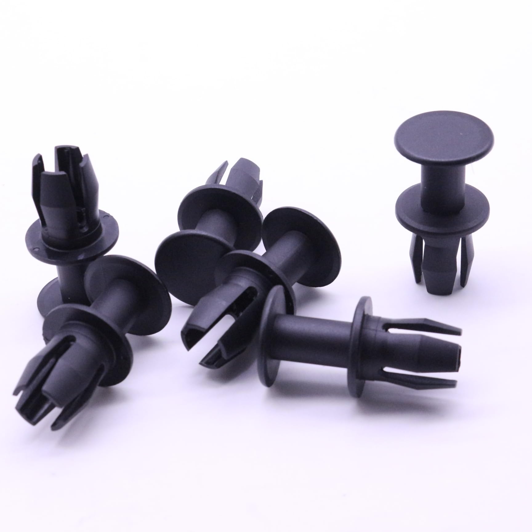 パーツ K&M0808 Amazon.com: 6 Pcs Front Shield Rivet Clip Nylon Black 8K0-863-788