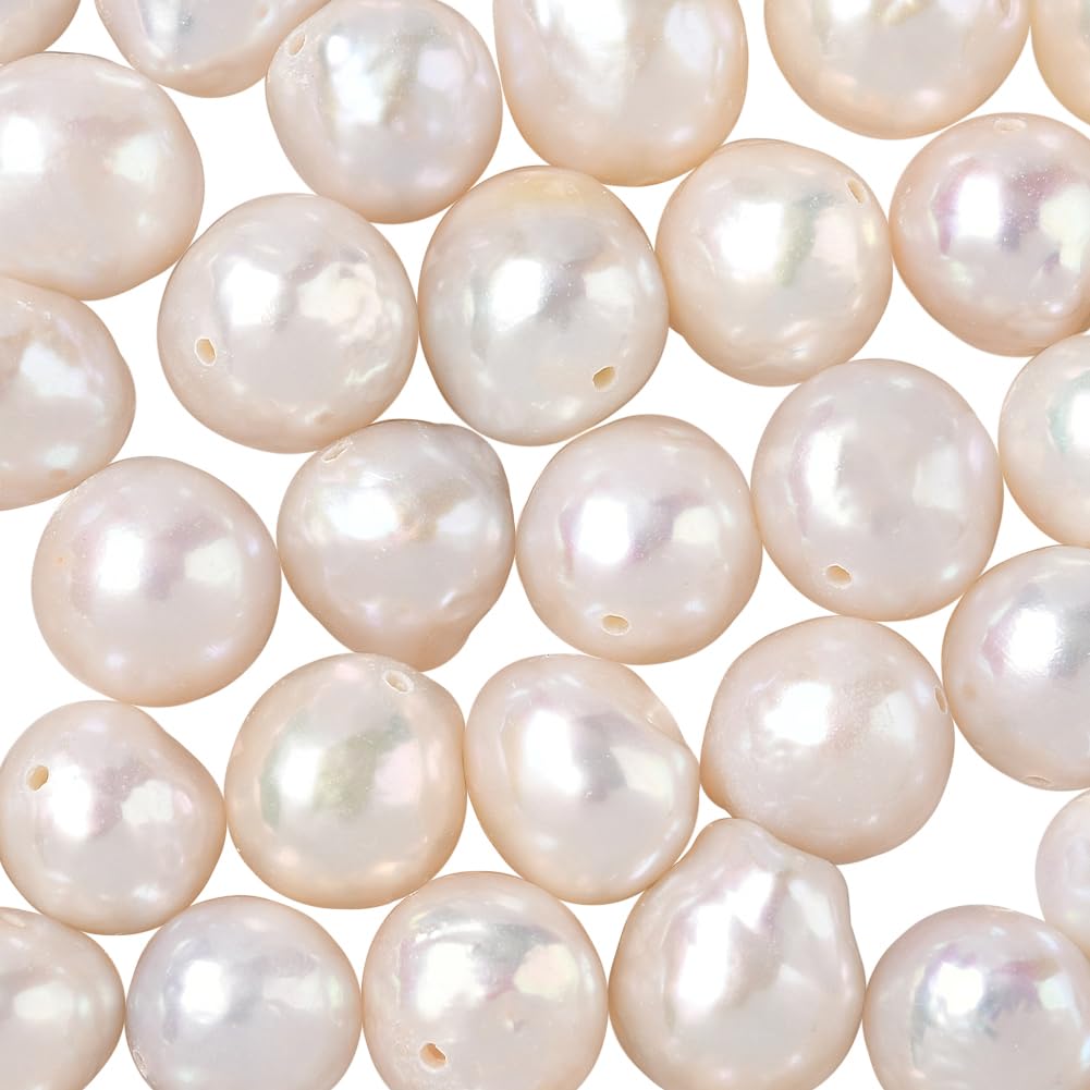 Perles de culture d'eau douce baroques et irrégulières haut de gamme pour bijoux de créateurs