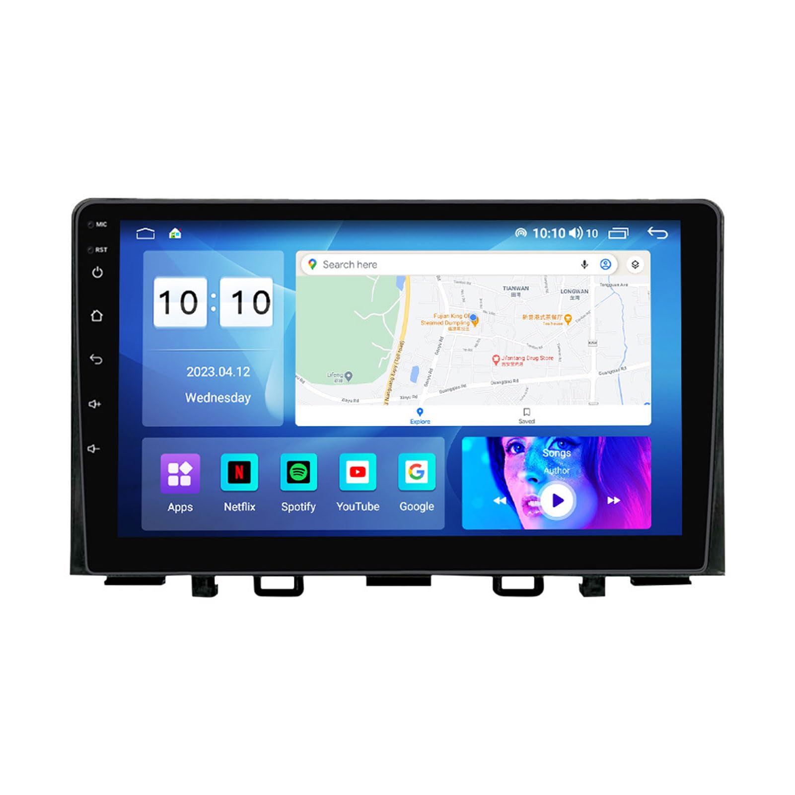 Autoradio Android 12 tactile 9 pouces KIA Rio YB 2016-2020 avec Android Auto et Bluetooth DSP