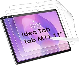Pack of 3 Paper Screen Protectors Compatible with Lenovo Idea Tab/Lenovo Tab M11 11 Inch Matte Anti-Glare Screen Protector for Pleasant Writing Like Up, for Drawing and Notes