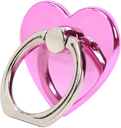 Amazon Lulu House スマホリング お洒落 ハート はーと ハート型 アイフォン リング けいたいりんぐ すまほりんぐ バンカーリング かわいい ピンク Amo4301 ホールドリング 通販