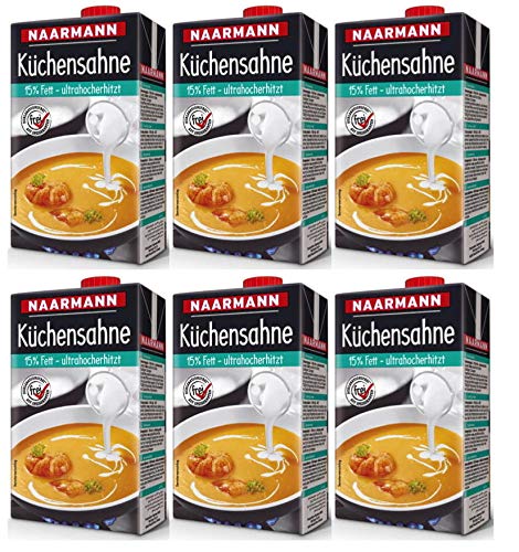 Küchensahne 15% Naarmann 6x1000 g