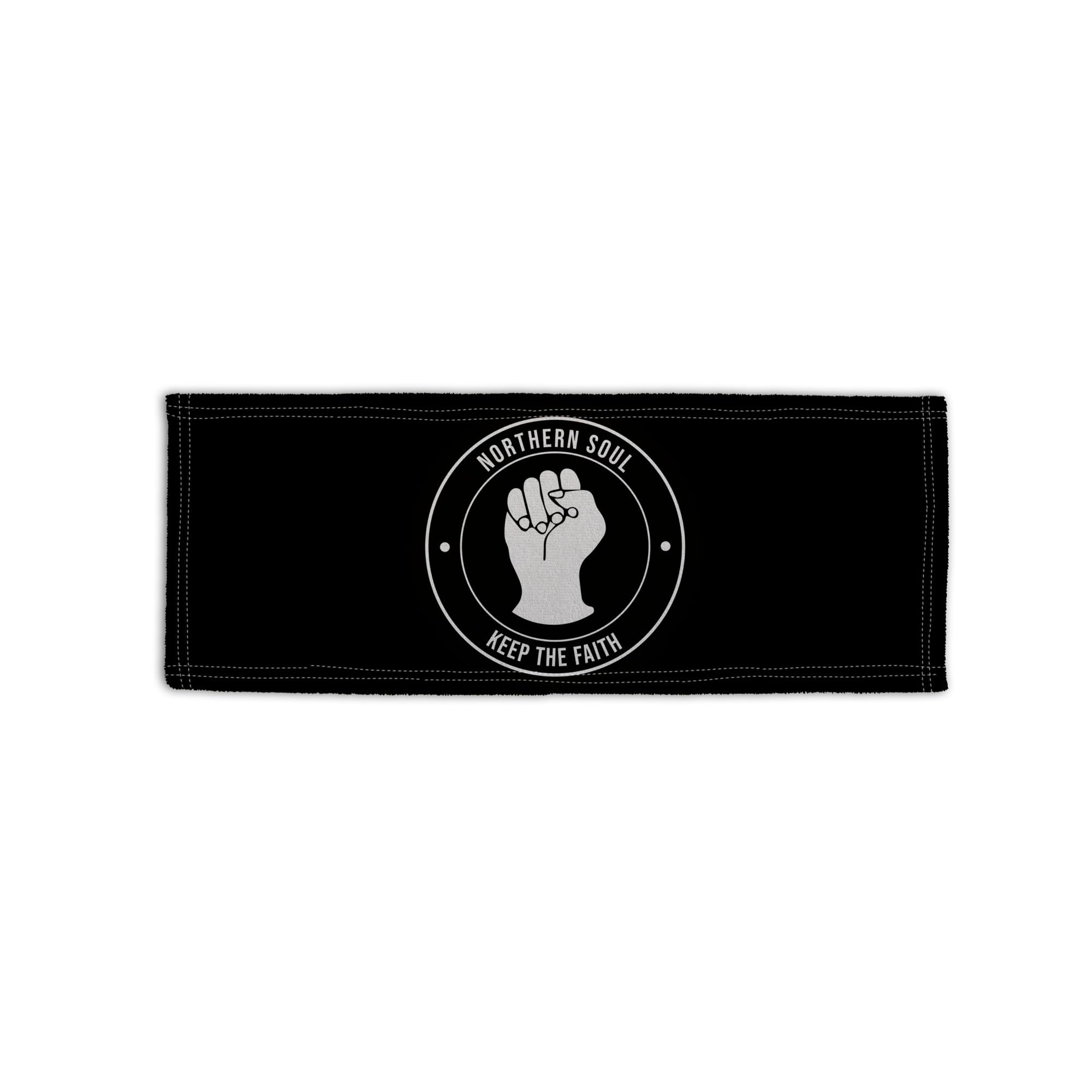 L&S PRINTS FOAM DESIGNS Northern Soul Keep The Faith Design Microfibre Bar Towel Man Cave Pub Beer Mat