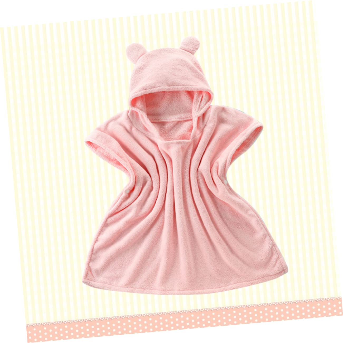 TOYANDONA Toalla de Baño para Bebé Súper Suave con Capucha Y Orejas Absorbente Tamaño para Niños Y Niñas Y Lavable a Máquina