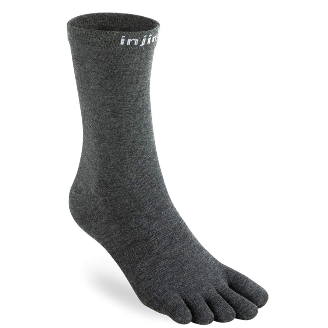 Injinji Liner - Teensokken - Zwart - Unisex - Crew - Lightweight