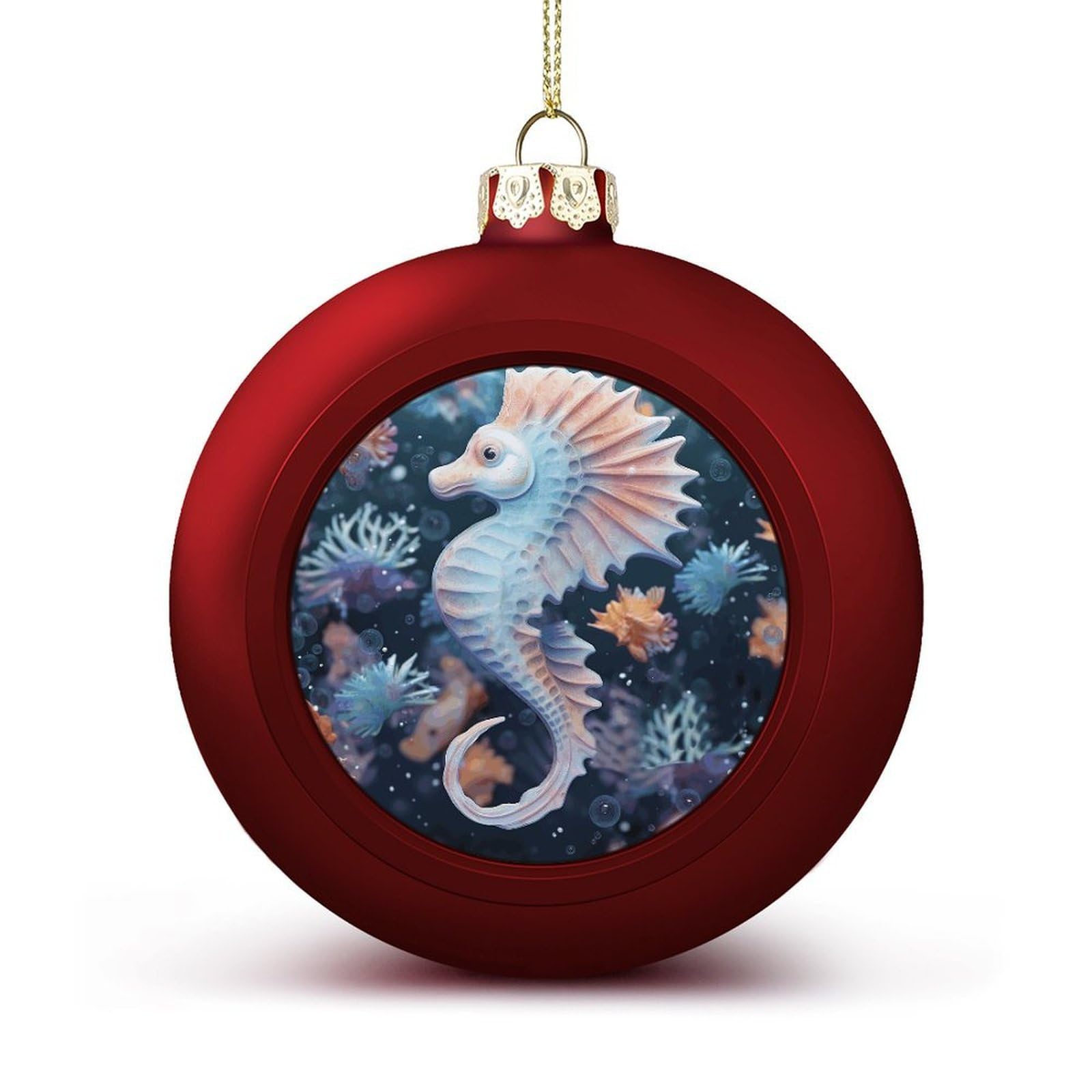 Boule de Noël mer et océan pour illuminer votre sapin familial
