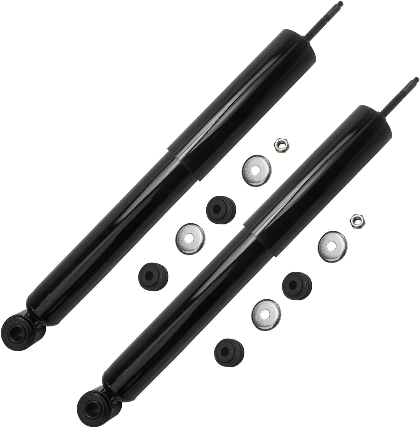 Detroit Axle - 6pc Front End Suspension Kit for 02-05 Kia Sedona, 2 Struts & Coil Spring 2 Lower Control Arms w/Ball Joint 2 Rear Shock Absorbers 2002 2003 2004 2005 Replacement