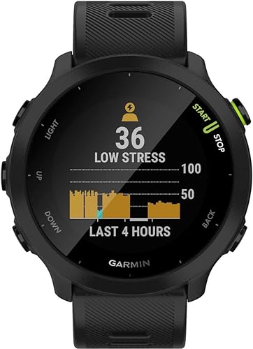 Miniatura 7 de Garmin Forerunner 55 GPS Reloj inteligente para correr (Negro) Paquete de energía