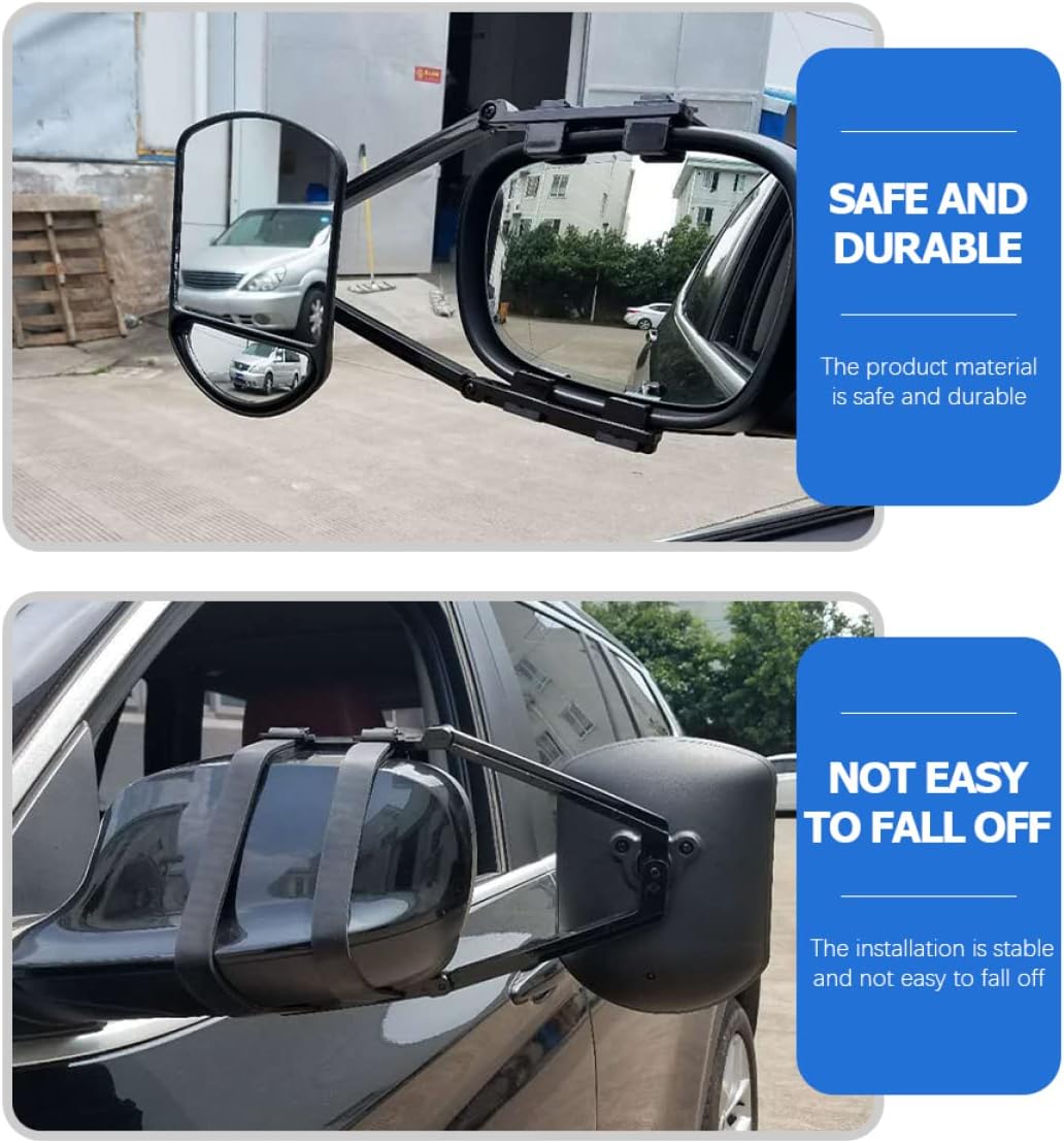 Towing Mirrors for Trucks, Adjustable Trailer Mirror Extensions