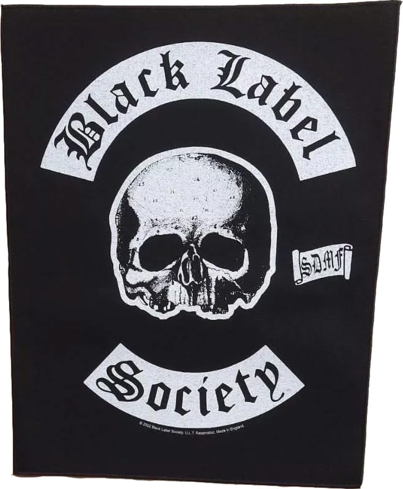 Black Label Society Men's Sdmf Back Patch