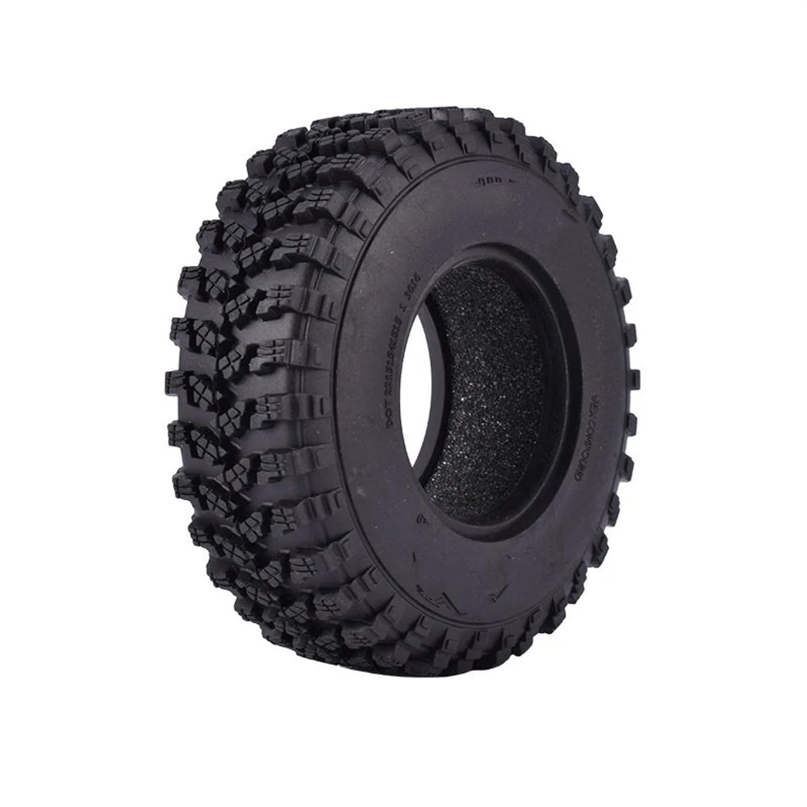 RC Neumáticos Rueda para Traxxas para Redcat SCX10 AXIAL para 4 Uds. Neumáticos De Goma 1,9 Pulgadas Y 105mm para Coches Control Remoto 1/10