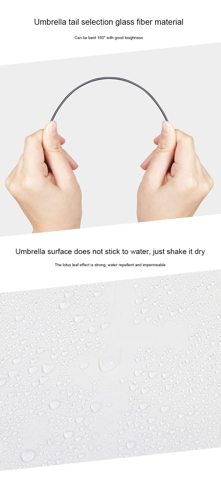 Paraguas a Prueba de Viento, Paraguas Plegable de Viaje, sombrillas compactas y portátiles livianas con 95% de protección UV para Hombres y Mujeres Paraguas