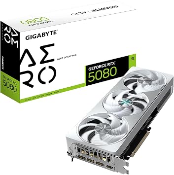 GIGABYTE NVIDIA GeForce RTX5080 Graphics Card GDDR7 16GB Gigabyte Domestic Official Distributor Product GV-N5080AERO OC-16GD