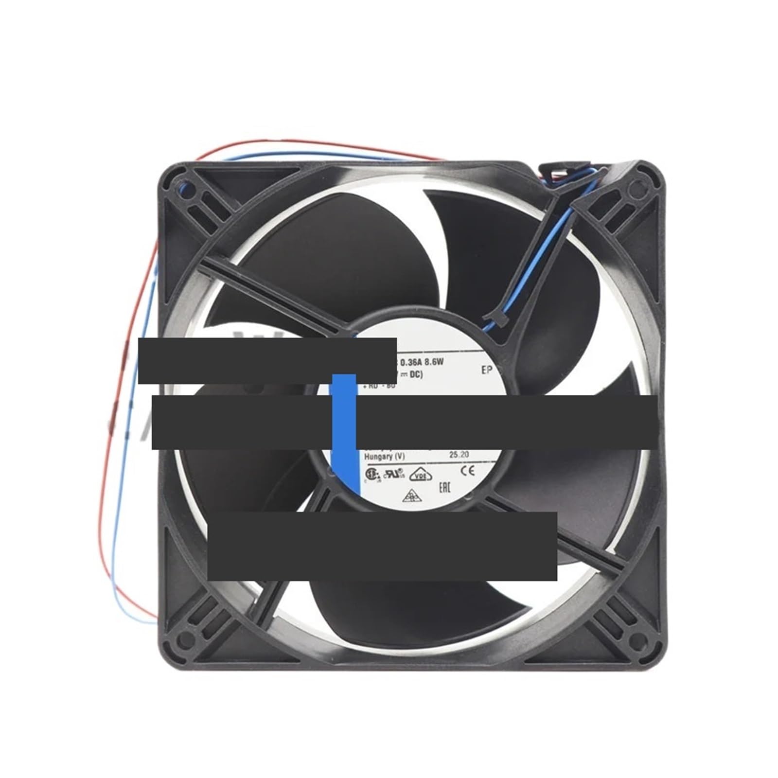 Ventilateur axial 12038 24V DC 12cm 4300RPM pour boîtier technique