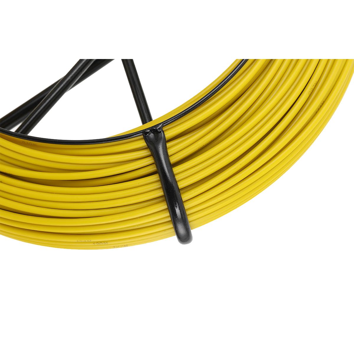 Sonda Passacavi in Fibra di Vetro, Rodder per Cavi da 130m, 6mm, Con Testa in Rame, Estrattore a Nastro per Installazione Cavi, Adatto a Telecomunicazioni, Elettricità, TV e Impianti Pubblici