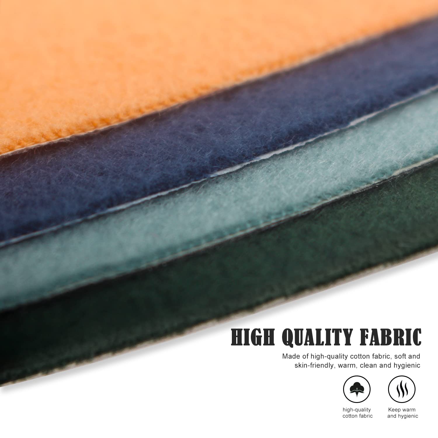 Adesivi Morbidi Per Sedile WC | 4 Paia Lavabili E Riutilizzabili, Multi Colore - Foto 5