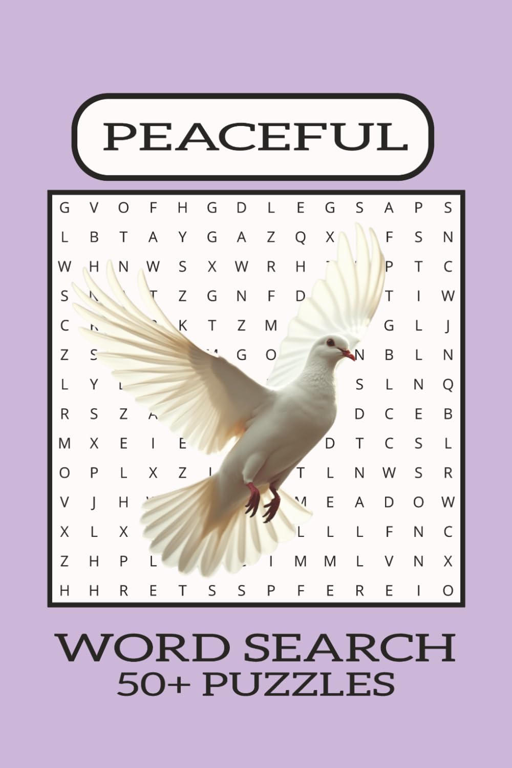 Peaceful Word Search puzzle Book: Word Searches with Easy to Read Print about peaceful Mind | Relaxing Brain Activity Book | 6x9 Inches | 110 Pages | ... Solutions | Perfect Gift for Puzzle Lovers