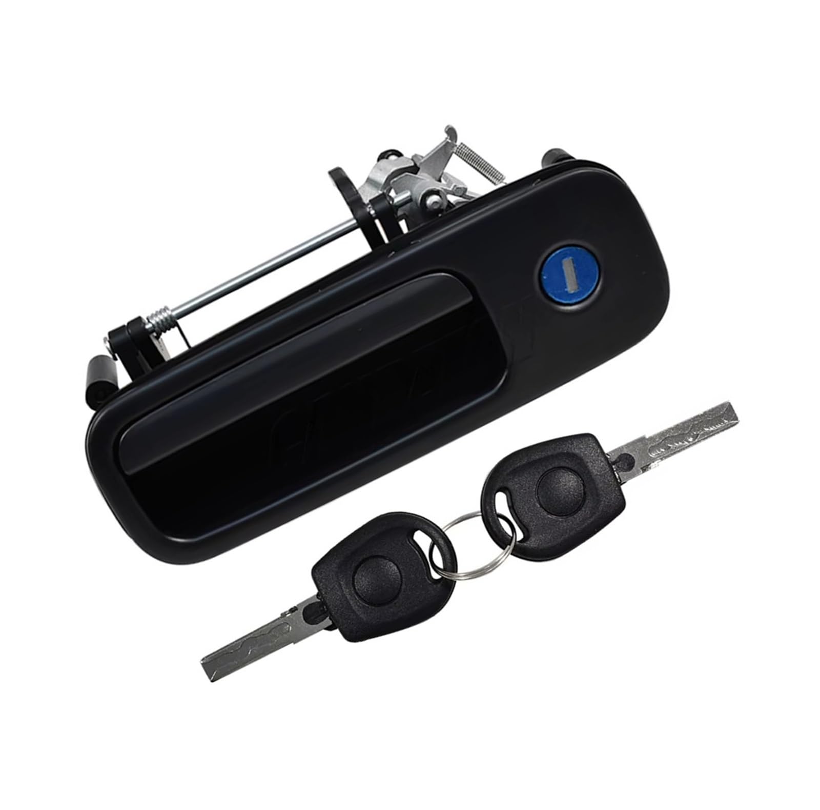 CHEFRU Trunk lid Handle Compatible with VW for Polo 1999 2000 2001 for Caddy III 2004-2010 Car Tailgate Trunk Handle Lockable Keys 1J6827565B 1J6827297G