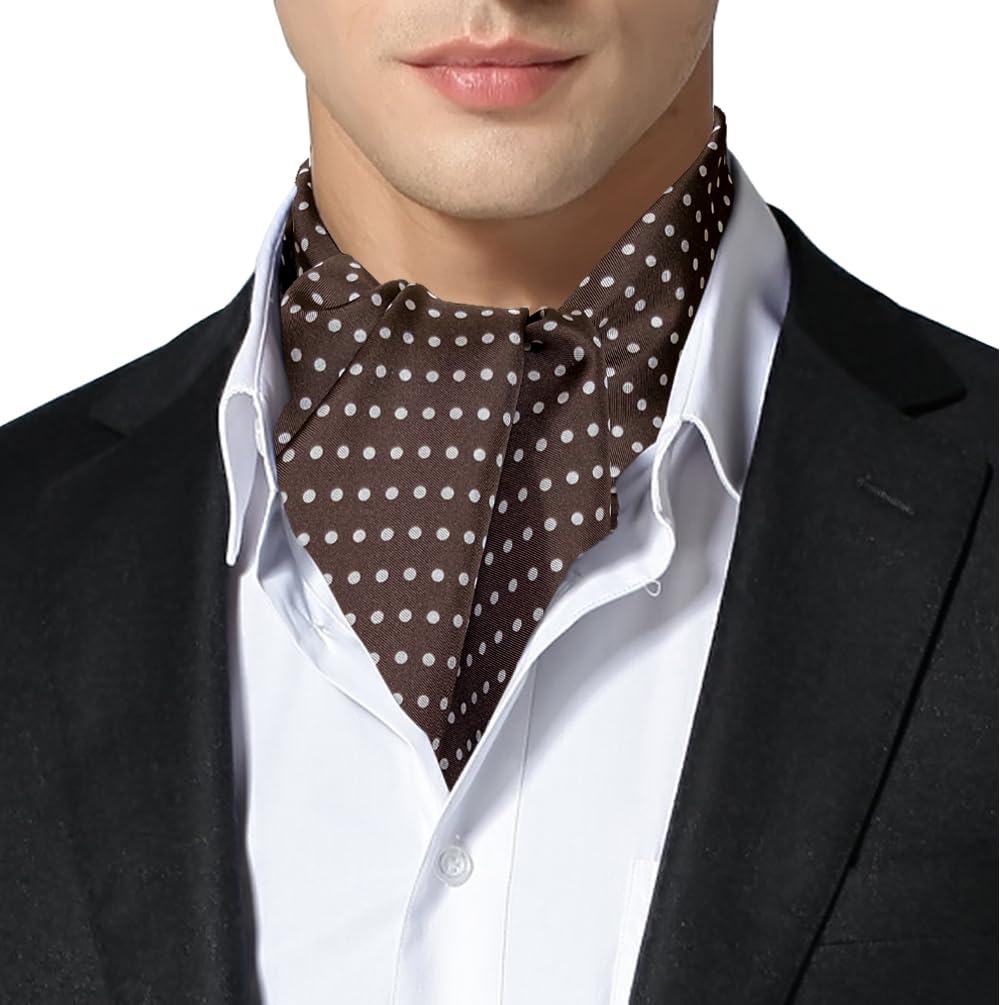 Fef&egrave; Napoli - Cravatta Seta Business Jacquard Blu Pois - Cravatte