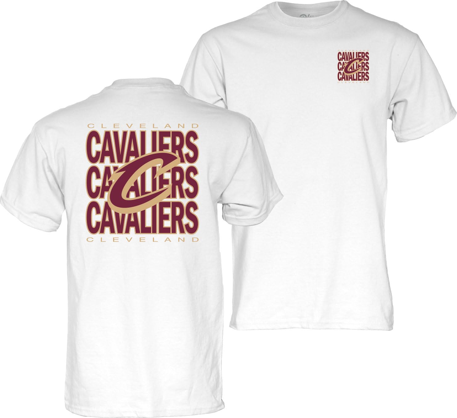 Blue 84 NBA Officially Licensed T-Shirt Front/Back Press White