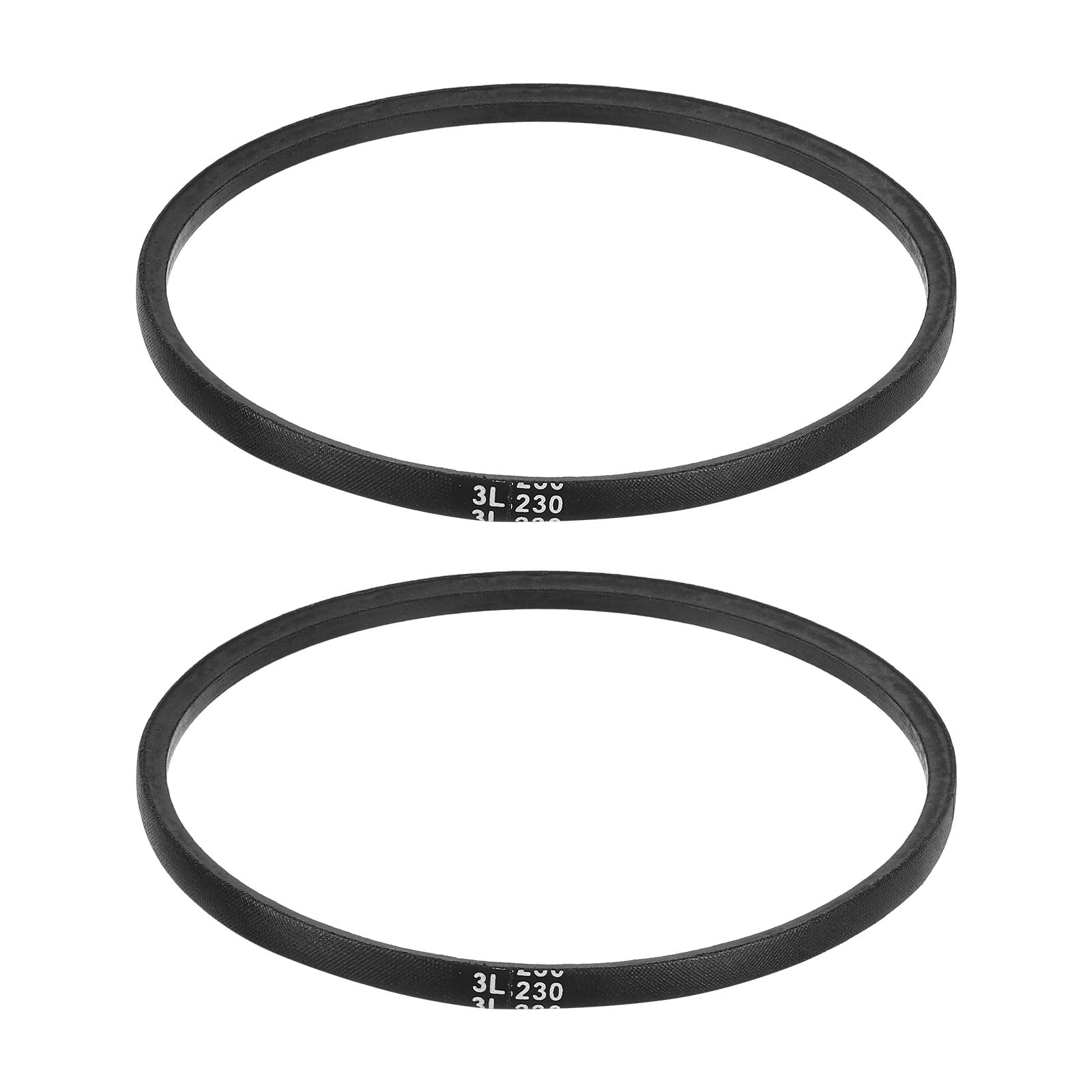 uxcell 3L240 Classic Wrapped Rubber V-Belt, 24"(610mm) Outside Circumference, 3L Profile V Belt 3/8" Width 7/32" Height — view 237