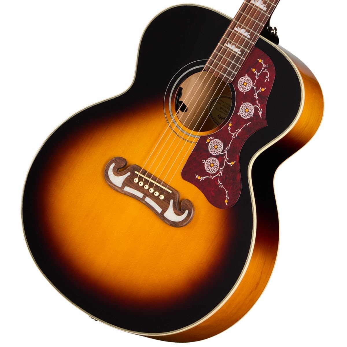 Amazon | Epiphone/Studio Collection J-200 Studio Vintage Sunburst