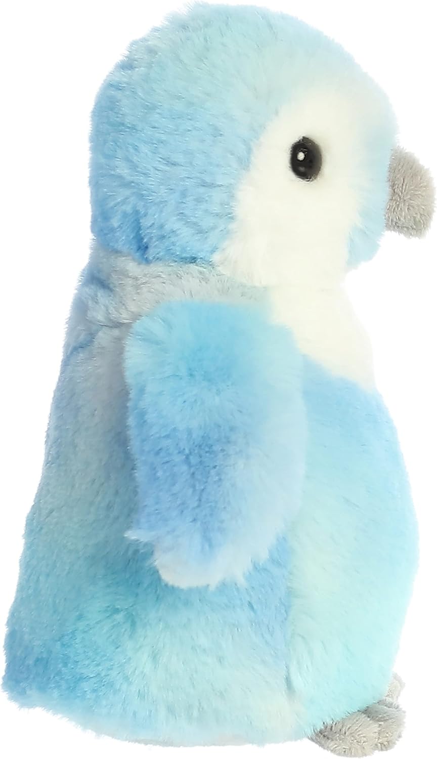 Aurora® Adorable Mini Flopsie™ Baby Penguin Stuffed Animal - Playful Ease - Timeless Companions - Rainbow 8 Inches - Image 3
