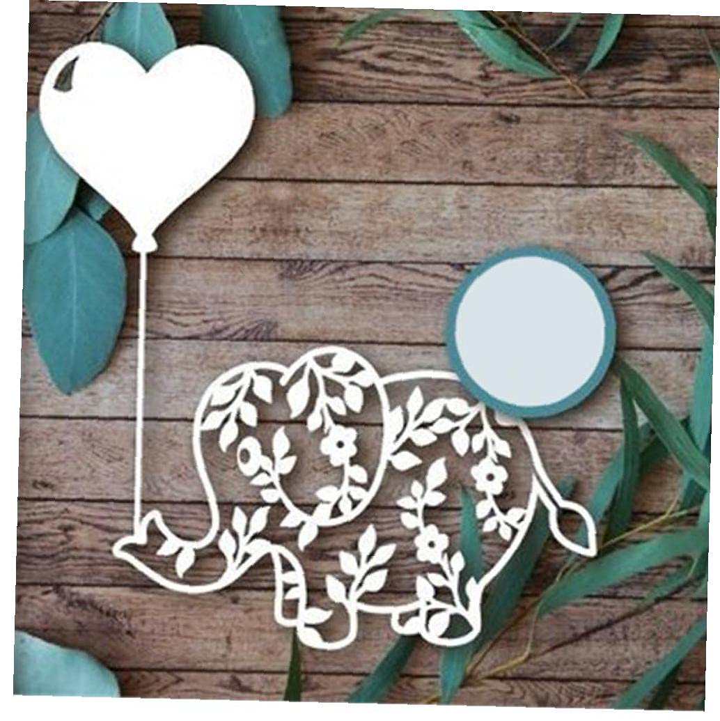 Ruluti Elephant Animal Metal Cutting for Scrapbooking Die Cut Stitch Craft Troqueles Die for Stencil