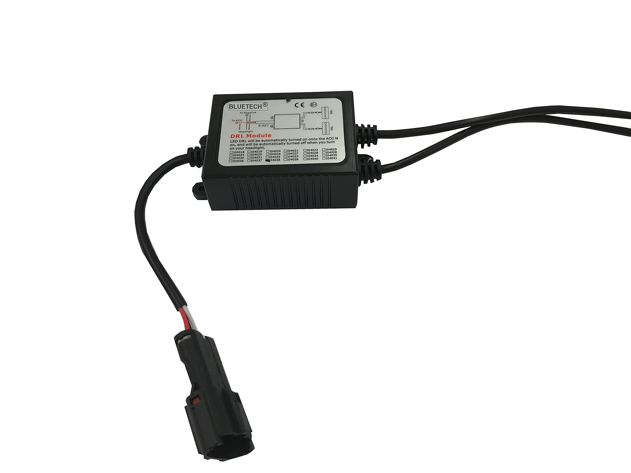BLUETECH CREE LED Slim Tagfahrleuchten R87 & E-Prüfzeichen 10SMD Tagfahrlicht TFL kompatibel mit Porsche BMW Audi Mercedes OPEL Ford. inkl. Kabel & Befestigung