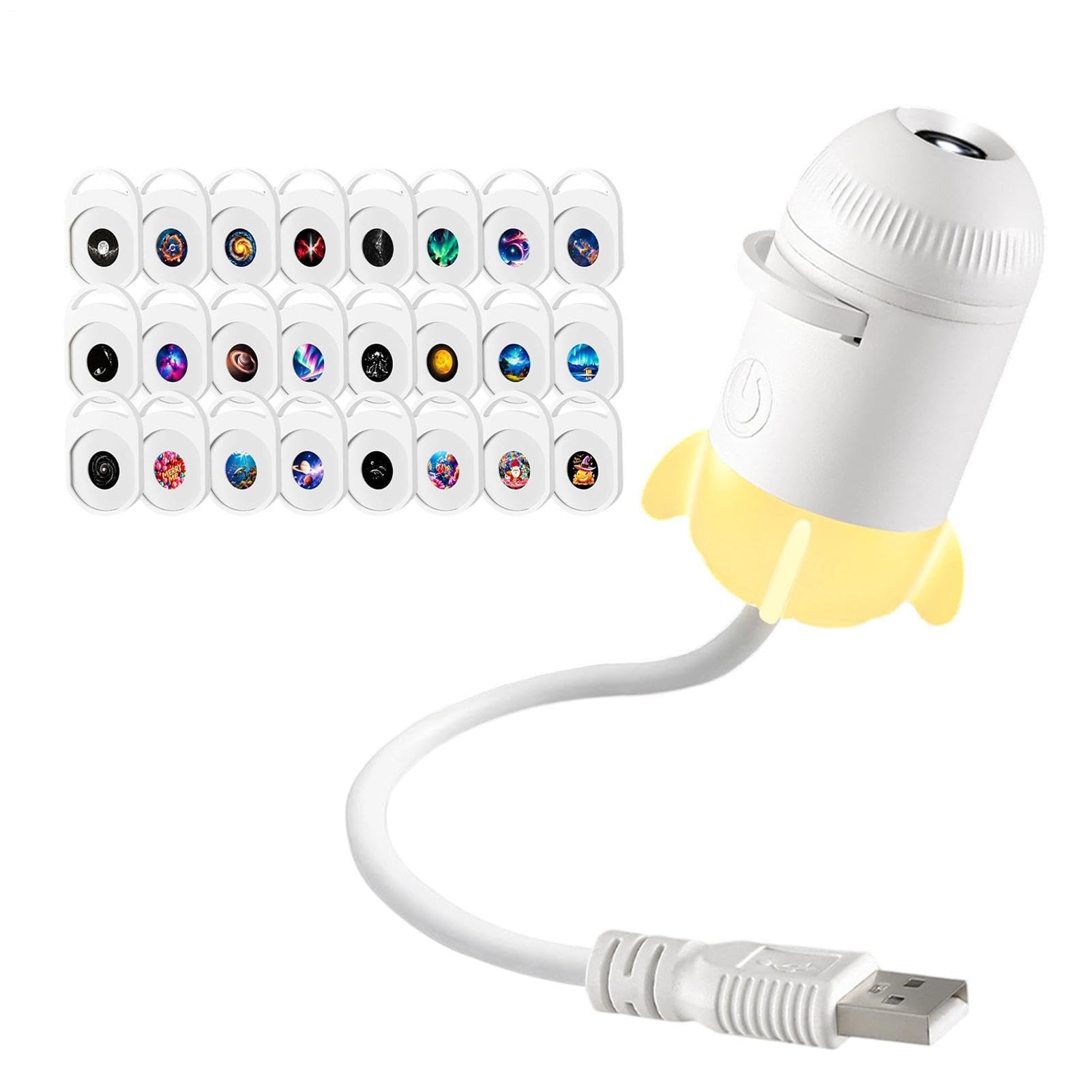 Generisch Sternprojektor für das Schlafzimmer 2-USB-betriebene LED mit 24