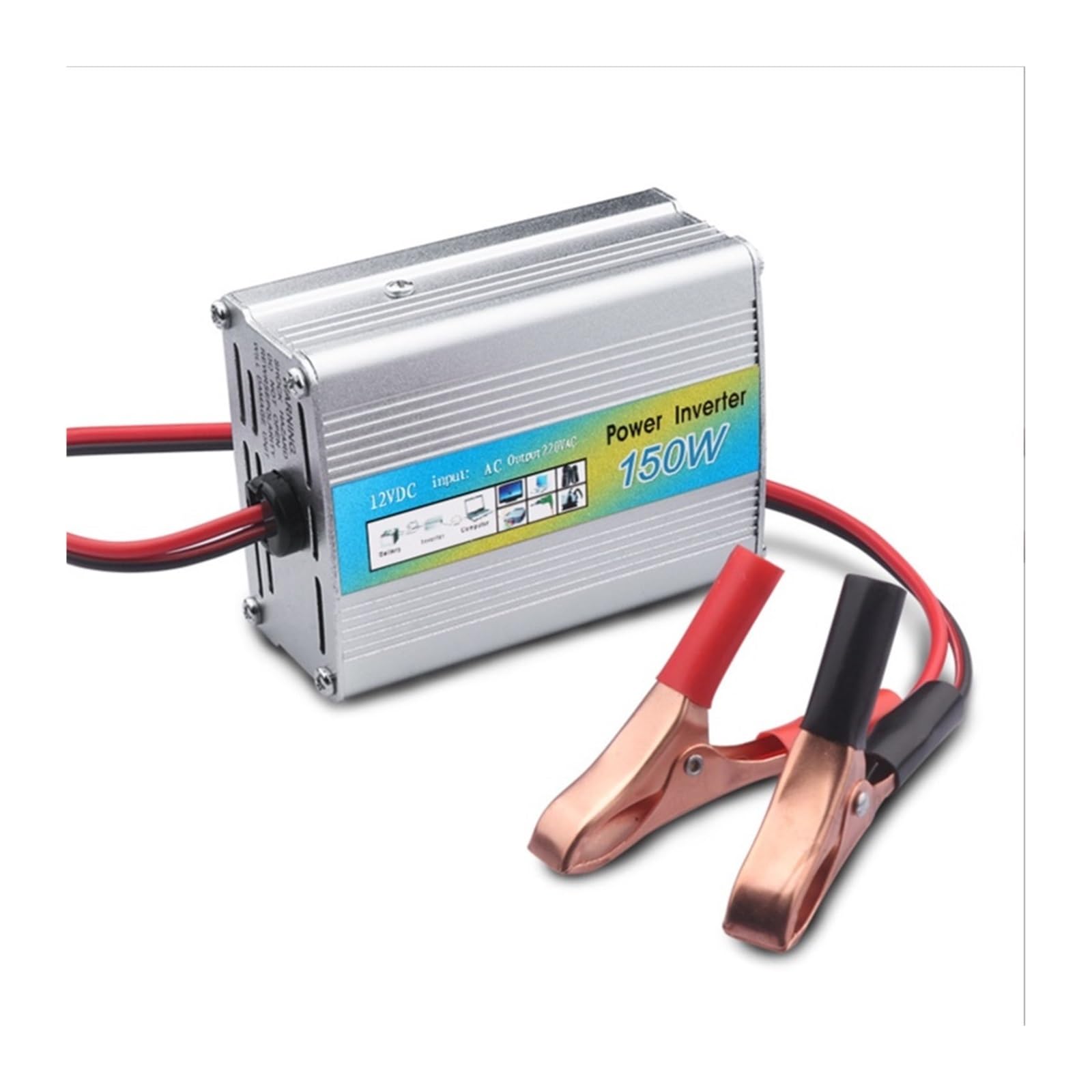 Microinversor Solar Micro Inversor Multifuncional 200W 150W 100W Interfaz De Salida USB Universal De Tres Puertos(150W)