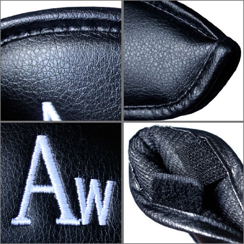 Irons Golf Club Head Covers 3-9 A/PW/SW/LW 12st Set Synthetisch Leder Golf Club Headcovers met Nummer Geborduurd… - Image 4