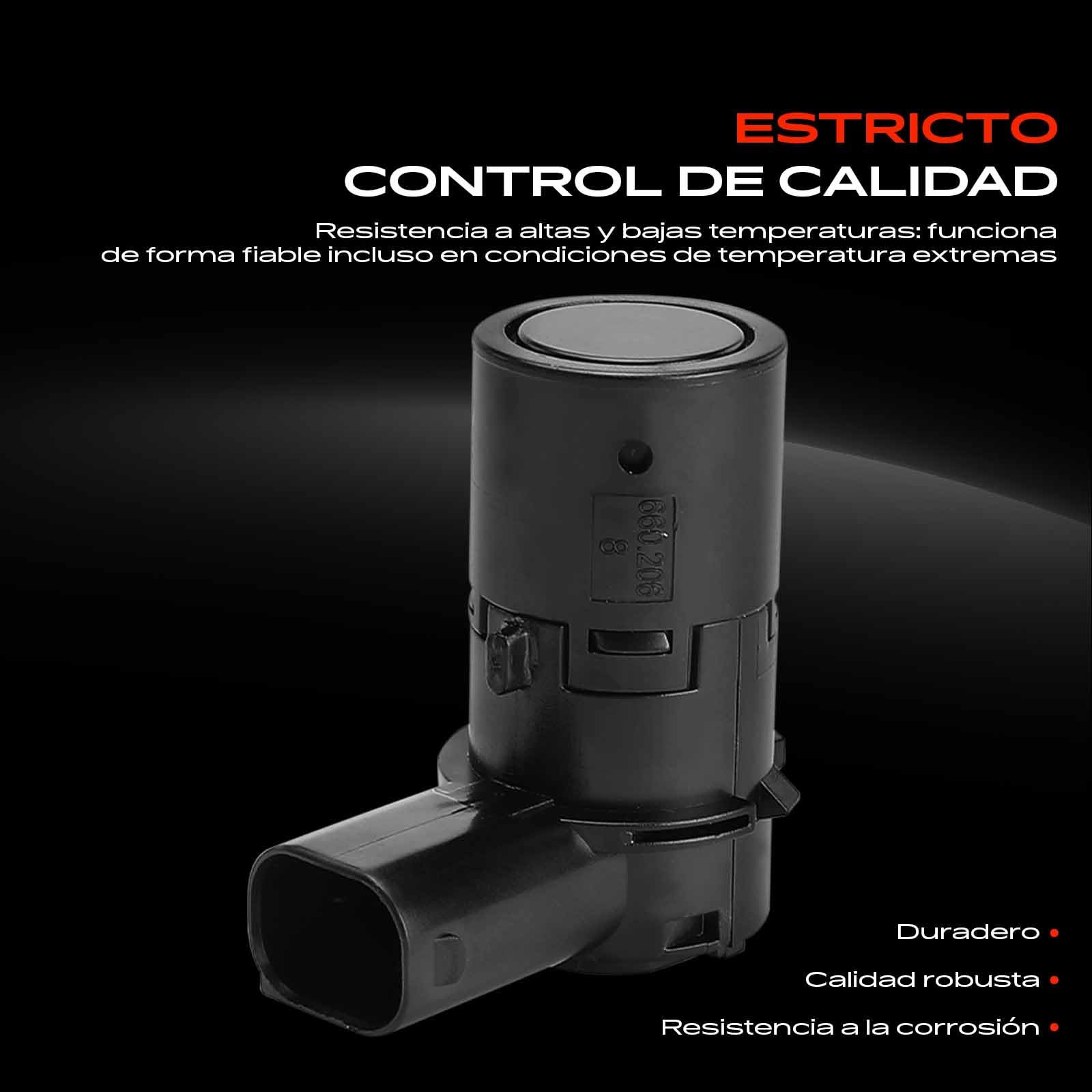 Frankberg 4 sensores de aparcamiento delanteros y traseros 39995142 | Compatible con: XC90 I 275, S80 II 124, S40 II 544, S60 I 384, C70 II Cabriolet 542, V70 II 285, V50 545