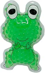 Mini Bolsa Em Gel Térmica Quente E Fria Compressa Em Formato De Sapinho Para Cólica De Bebês E Machucados Infantil Verde LINHA SYANG PREMIUM