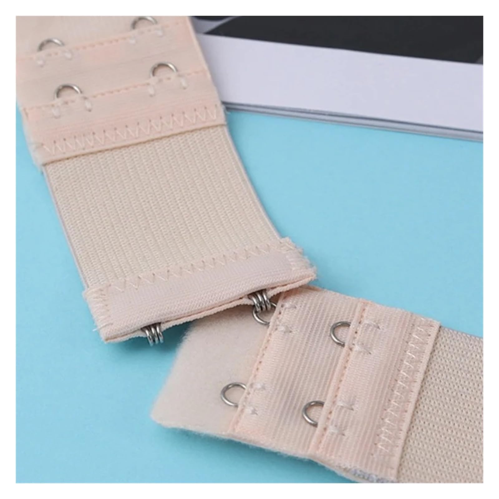 Extensor de Sujetador, 3 Piezas, Ganchos 2 Filas for Mujer, Correa extensión, Hebilla cinturón Ajustable, Clip Gancho elástico