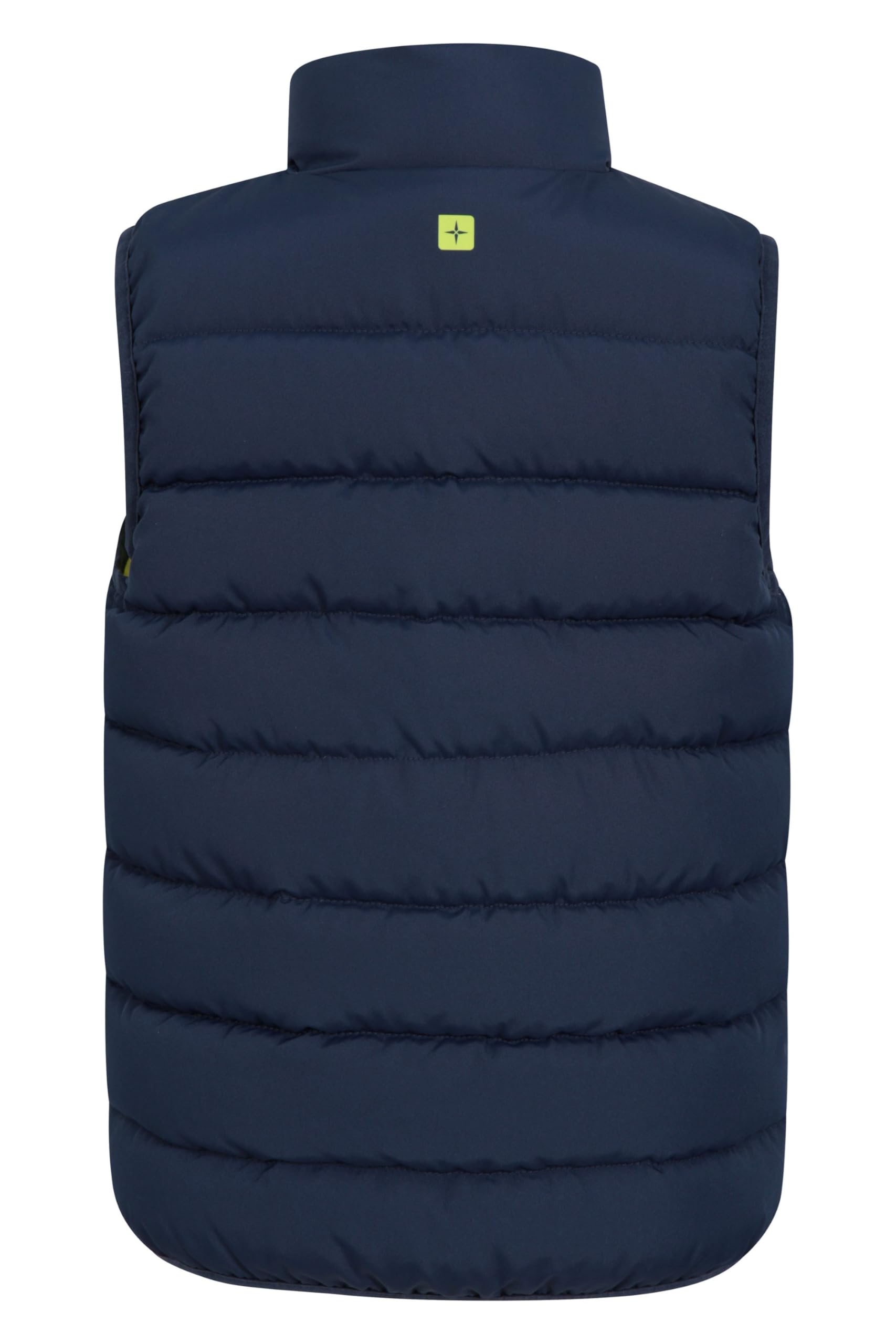 Mountain Warehouse Veste matelassée Rocko pour Enfant - Résistante à l’Eau - en Microfibre - avec 2 Poches Avant Vert 2-3 Ans