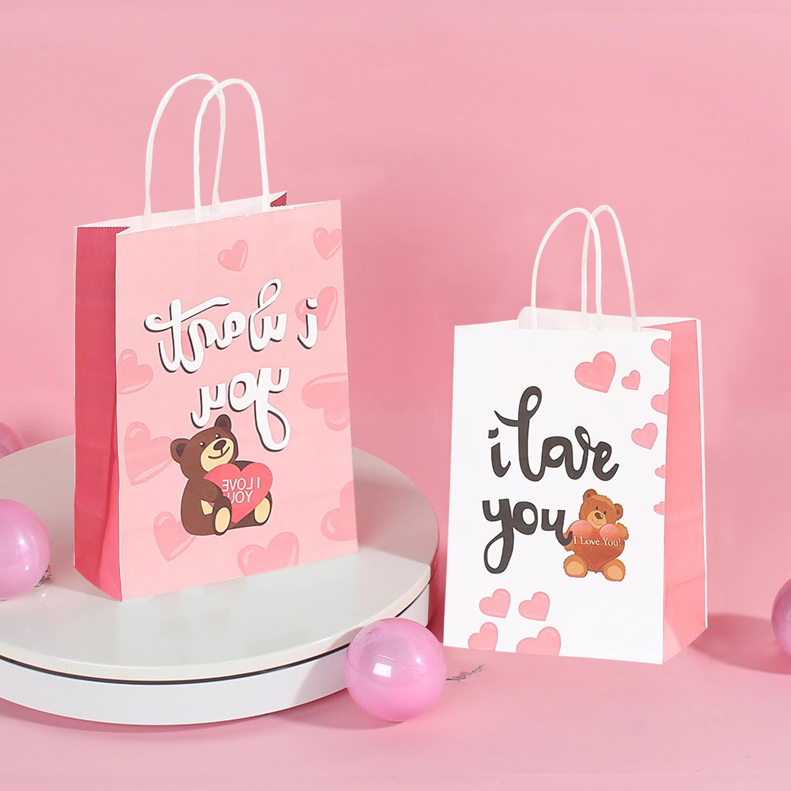 Amazon | 【BEAUTY PLAYER】バレンタイン 袋 手提げ紙袋 ラッピング 袋