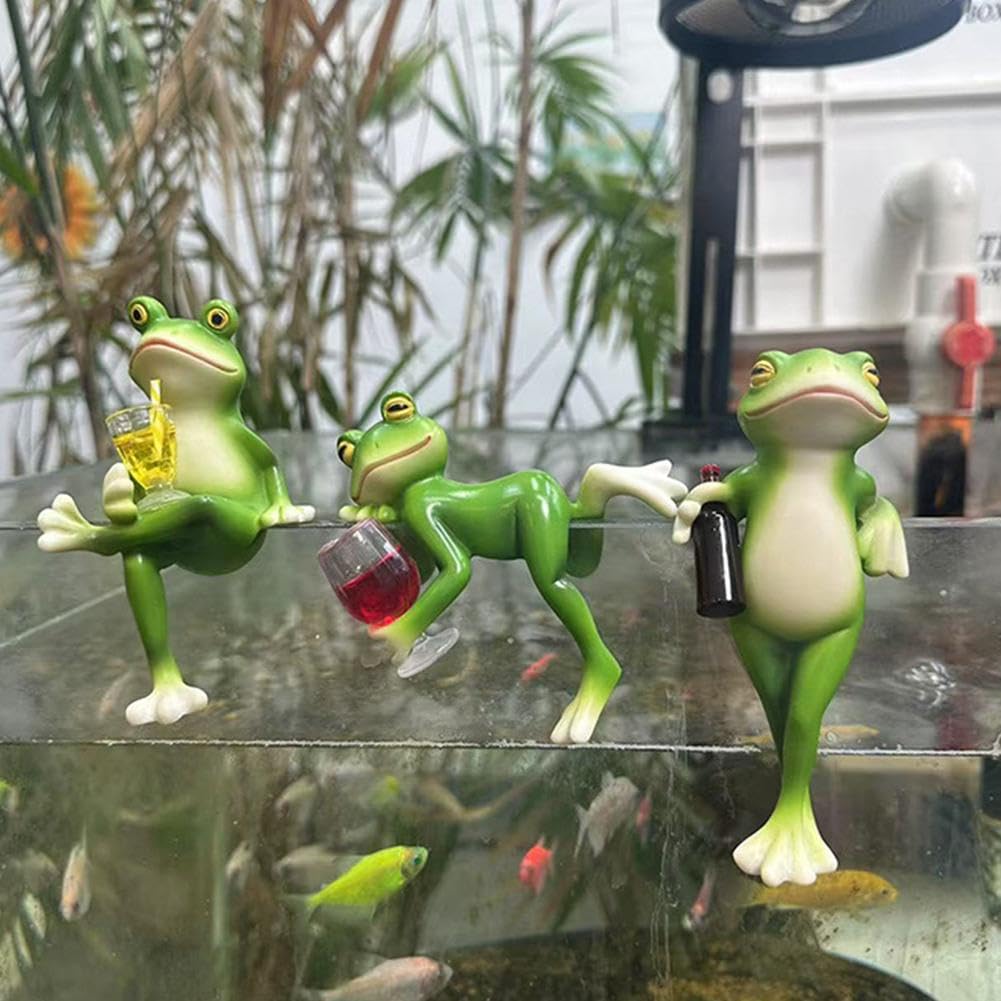 2 Fioriere Sospese A Forma Di Rana In Resina - Decorazione Originale Per Balcone, Giardino E Vasi