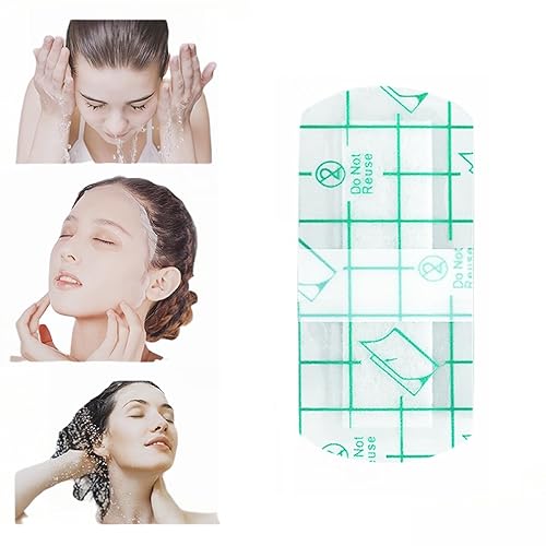 Miniatura 6 de Hipifans Protector de ojos de plástico desechable para protección de tatuajes de cejas, 40 unidsset cinta protectora impermeable pasta de cuidado