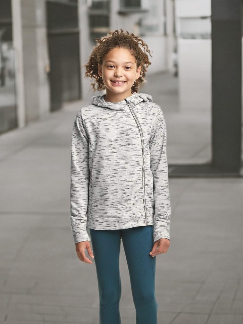 C9 Champion girls Fleece Asymmetrical Jacket - Image 5