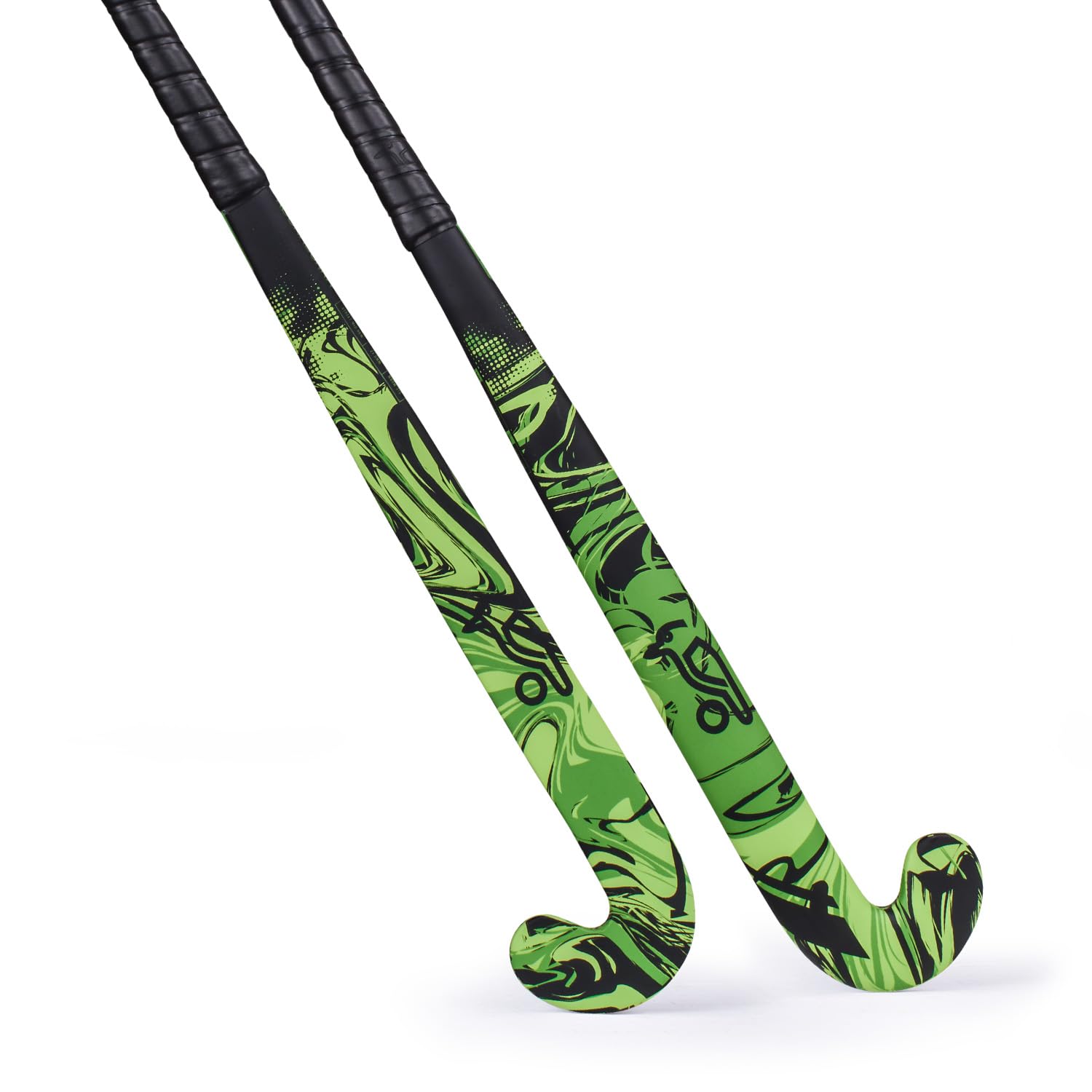 Koolaburra by UGG Marble Stick-35, Bastone da Hockey Unisex, Nero/Lime, 35" Light