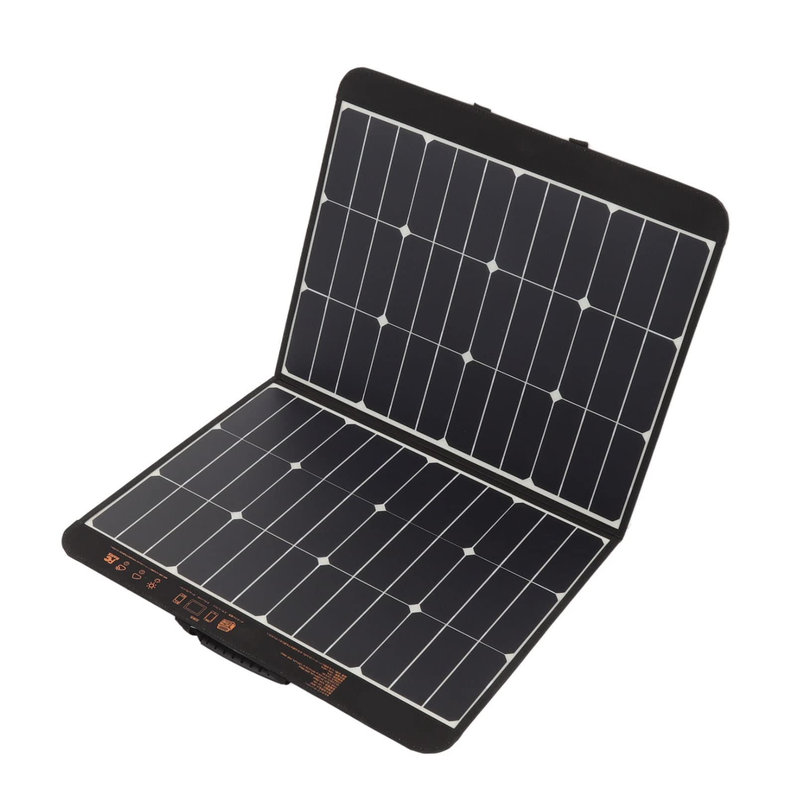 Chrees Caricatore Solare Portatile da 80 W per Telefono Leggero e Compatto per Avventure in Campeggio Silicone Monocristallino