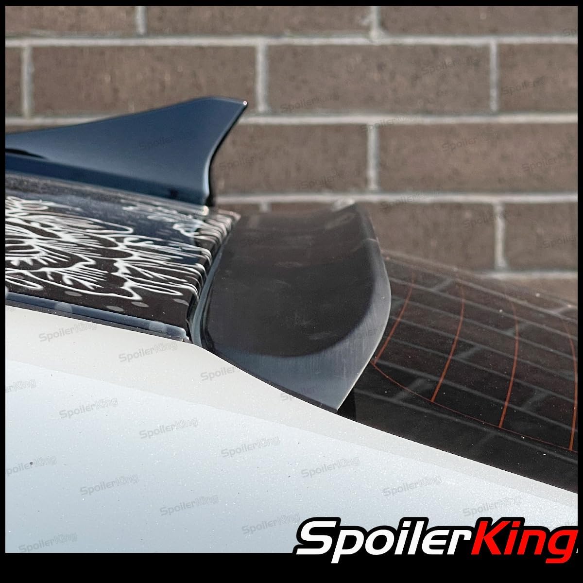 Rear Window Roof Spoiler Compatible with Kia Forte 2019-2024 (284RC)