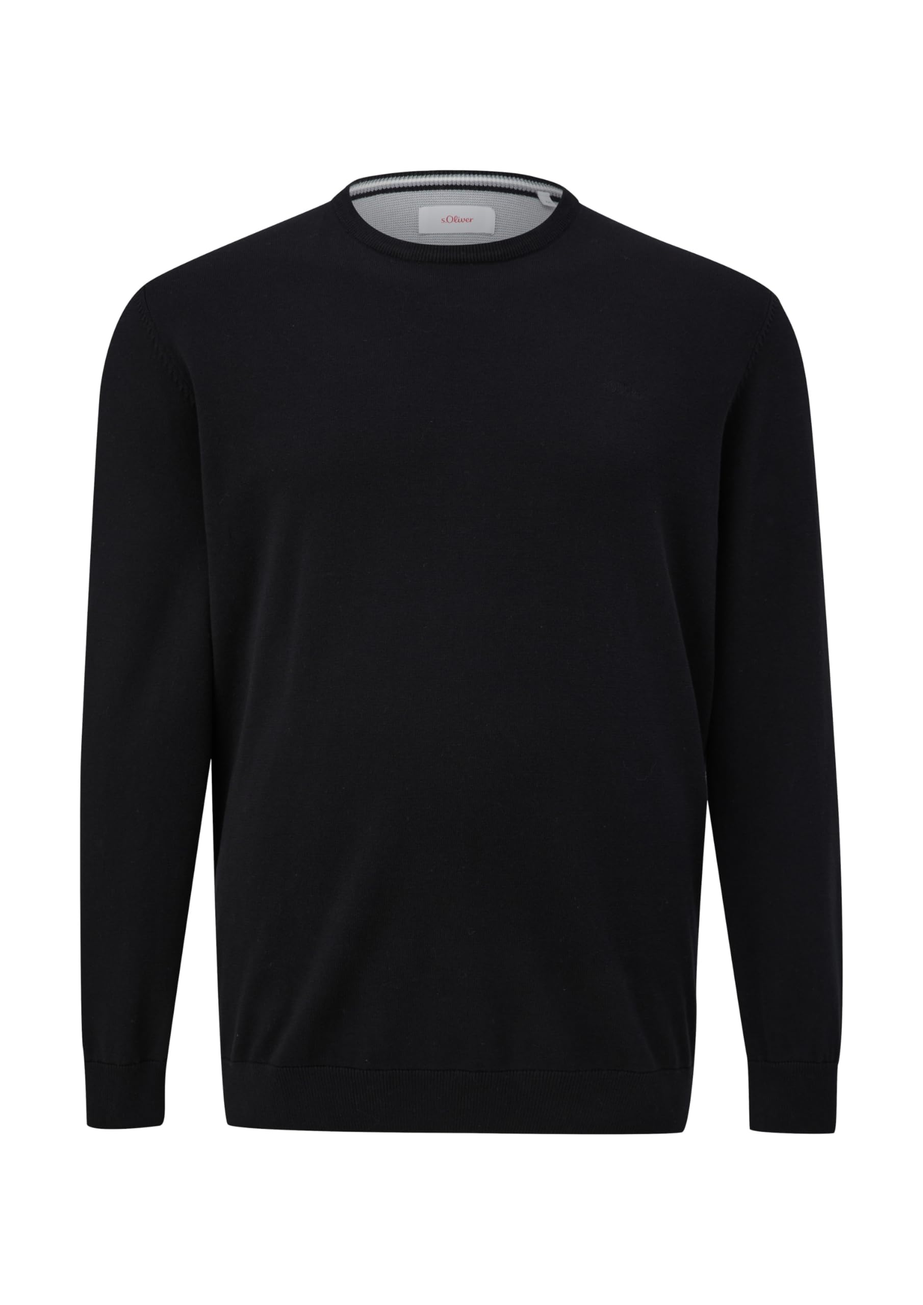 s.Oliver Herren 2152193 Pullover mit Logo-Stitching